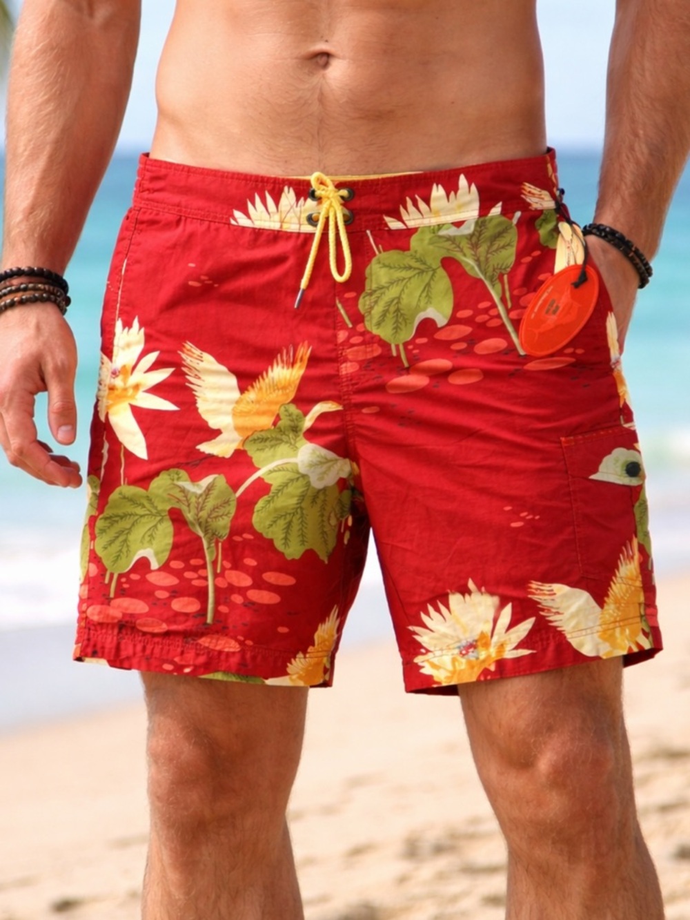 Tommy Bahama Tropical Floral Swim Trunks Relax Shorts Size Large